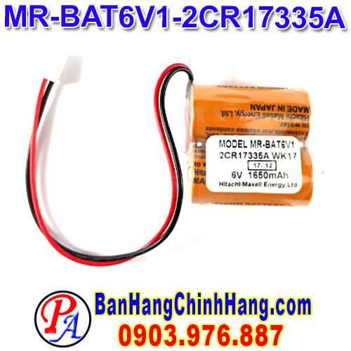 Pin Lithium PLC-CNC Maxell MR-BAT6V1-2CR17335A 1650mAh 6V
