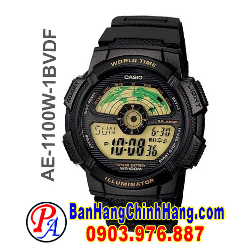 Đồng Hồ Casio Điện Tử AE-1100W-1BVDF
