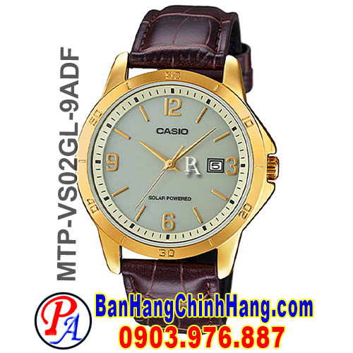 Đồng hồ Nam Casio Dây Da MTP-VS02GL-9ADF