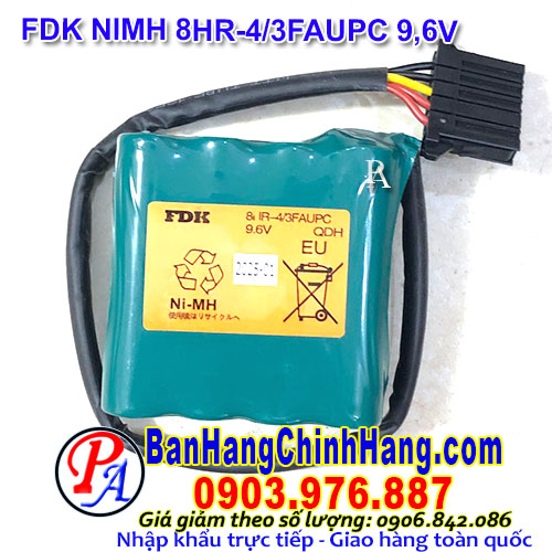 Pin Sạc Khối NIMH FDK 8HR-4/3FAUPC 9,6V