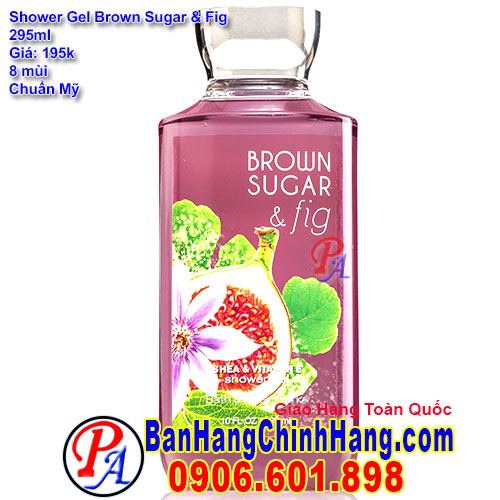 Gel Tắm Bath & Body Works Brown Sugar & Fig Shower Gel 