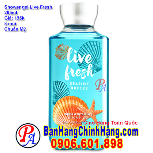 Gel Tắm Bath & Body Works Live Fresh Shower Gel 