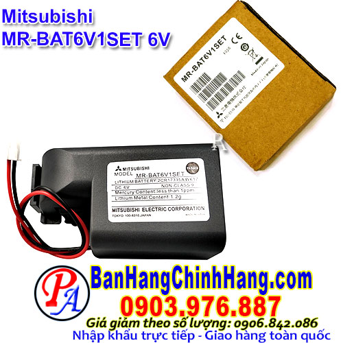 Pin Lithium Mitsubishi MR-BAT6V1SET-2CR17335A 1650mAh 6V