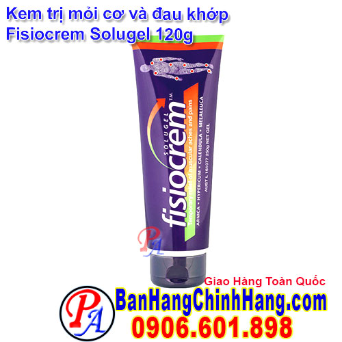 Kem trị mỏi cơ và đau khớp Fisiocrem Solugel 120g