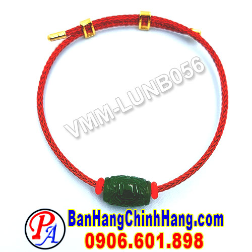 Vòng Phong Thủy May Mắn Lu Thống Ngọc Bích VMM-LUNB056