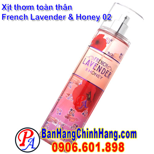 Xịt Thơm Toàn Thân Bath & Body Works French Lavender & Honey Fine Fragrance Mist 